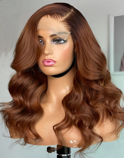 Perruque Cheveux Naturels LuxeFlow – Design Unique