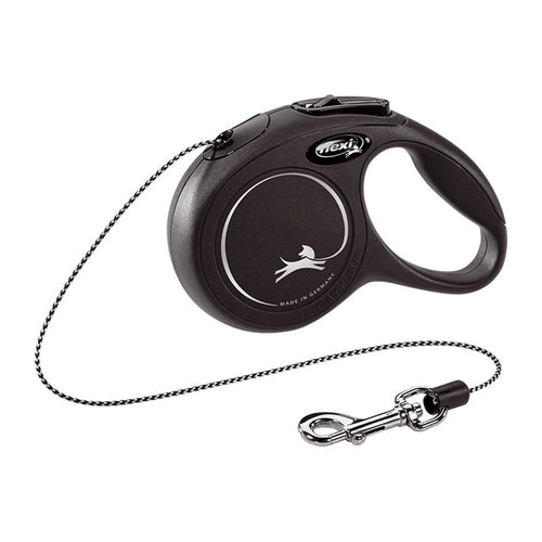 Laisse Rétractable pour Chat – 3 m Noire XS