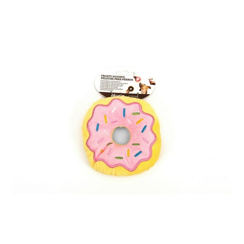Peluche Donut Rose pour Chien – Jouet Doux