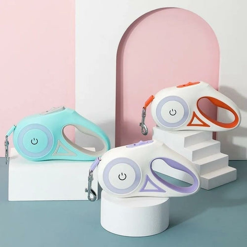 Laisse Rétractable Lumineuse pour Chien