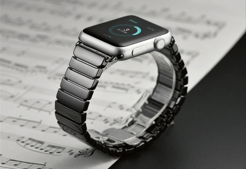 Bracelet Apple Watch en Céramique – Noir & Blanc