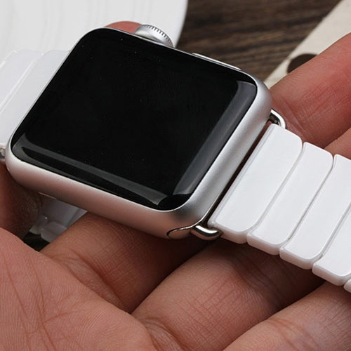 Bracelet Apple Watch en Céramique – Noir & Blanc