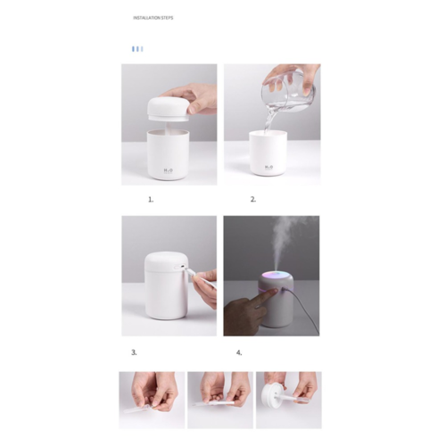Humidificateur Diffuseur d'Arômes Portable – Voiture & Maison